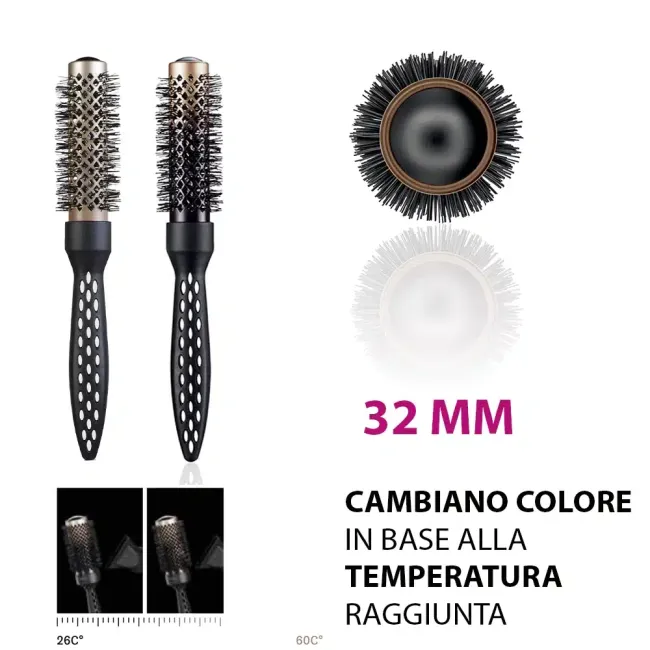 Επαγγελματική θερμική βούρτσα Salon Pro Thermactive Argan Ceramic  No.25,No.32, No.43,No.53 SET.