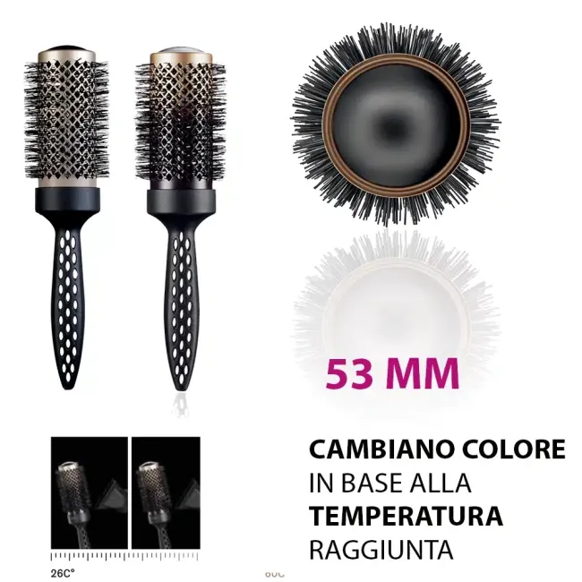 Επαγγελματική θερμική βούρτσα Salon Pro Thermactive Argan Ceramic  No.25,No.32, No.43,No.53 SET.