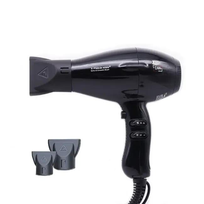 Επαγγελματικό Σεσουάρ Μαλλιών ΙΑΝ Ionic & Ceramic 2200W X-FORCE 3200 ΜΑΥΡΟ