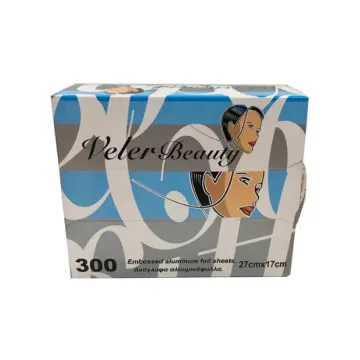 Veler Beauty Ανάγλυφα Φύλλα Αλουμινίου 300τμχ 27cm x 17cm