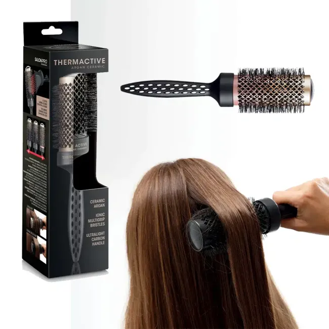 Επαγγελματική θερμική βούρτσα Salon Pro Thermactive Argan Ceramic  No.25