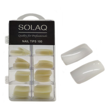 Tips Νυχιών χωρίς εγκοπή Natural 100 τεμ.
