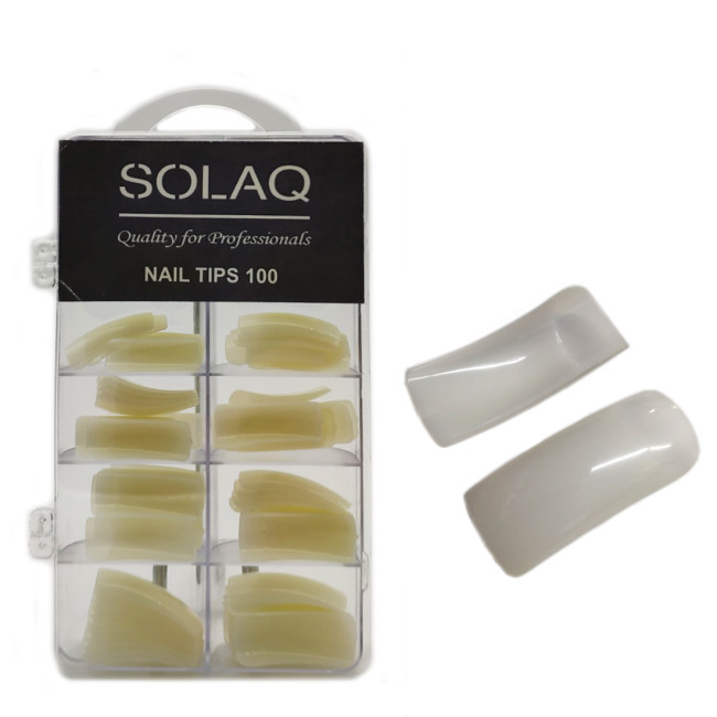 Tips Νυχιών με εγκοπή Natural 100 τεμ.