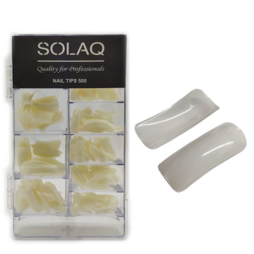 Tips Νυχιών με εγκοπή Natural 500 τεμ.